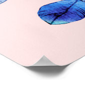 パターン背景抽象芸術赤万華鏡のように千変万化するパターン設計 ポスター (角)