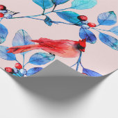 パターン背景抽象芸術赤万華鏡のように千変万化するパターン設計 ラッピングペーパー (角)