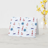 パターン航海の カード (黄色い花)