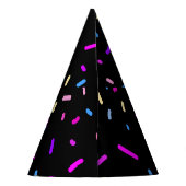 パターン色スタイリッシュ塗り夏パーティー パーティーハット (裏面)