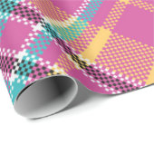 パターン色フルジオメトモダンリヴィンテージ ラッピングペーパー (ロールコーナー)