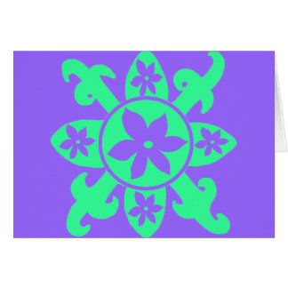 パターン花カード