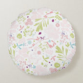 パターン表示フローラ ラウンドクッション (裏面)
