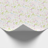 パターン表示フローラ ラッピングペーパー (角)
