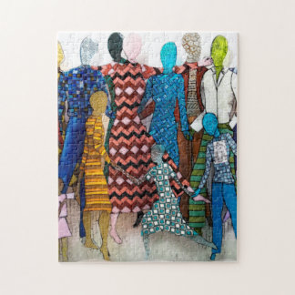 パターン踊り裸足 ジグソーパズル