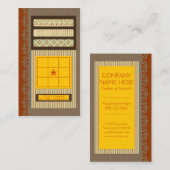 パターン頻繁に買い手カード ロイヤリティカード (正面/裏面)