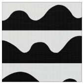 パターン020815 – 黒（白） ファブリック (クローズアップ)