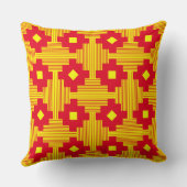 パターン061214 – 黄色（赤） e6001c クッション (裏面)
