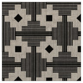 パターン061214 -黒と白 ファブリック (クローズアップ)