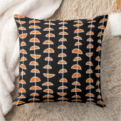 パターン080515 – 黒の白とオレンジ クッション (ブランケット)