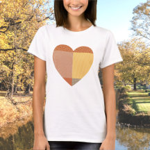 パターン1のTシャツのパッチワーク