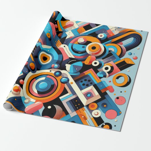 パターン1 ラッピングペーパー (アンロールド)