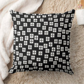 パターン270715 – 黒の白と黒 クッション (ブランケット)