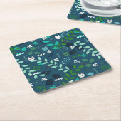 パターン2 スクエアペーパーコースター (アングル)