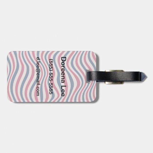 パターン2 ラゲッジタグ (裏面横)