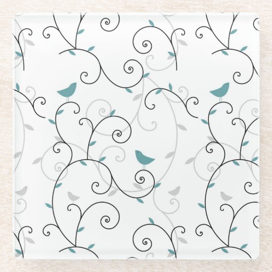 パターン3 ガラスコースター (正面)