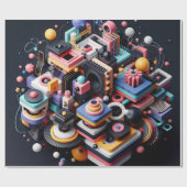 パターン3 ラッピングペーパー (フラット)