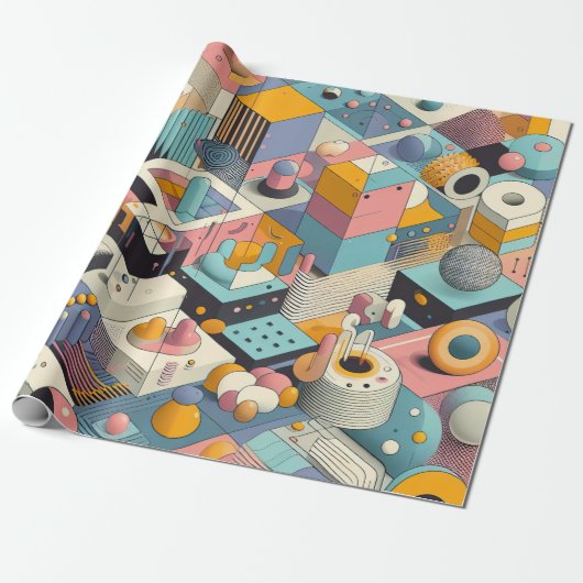 パターン5 ラッピングペーパー (アンロールド)