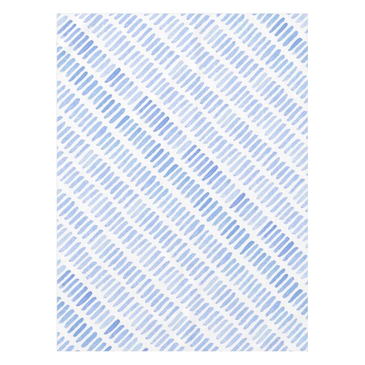 パターン65青 テーブルクロス (正面)