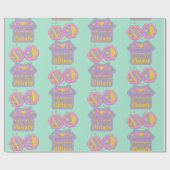 パターン90sスタイル ラッピングペーパー (フラット)