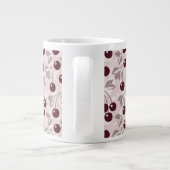 パターン(さくらんぼ2) ジャンボコーヒーマグカップ (裏面)
