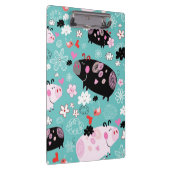 パターン（の模様が）あるで豚のようなクリップボード クリップボード (右)