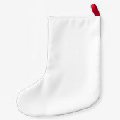 パターン（の模様が）あるなかわいい食糧キャラクター スモールクリスマスストッキング (裏面)