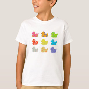 パターン(の模様が)あるなアヒル Tシャツ