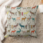 パターン（の模様が）あるなシカの石 クッション (ブランケット)