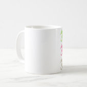 パターン（の模様が）あるなタツノオトシゴ コーヒーマグカップ (正面左)