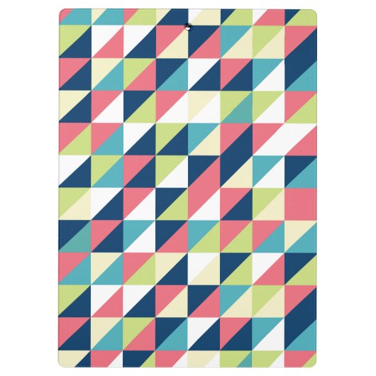 パターン(の模様が)あるなモノグラムの先生のオフィスの用箋挟 クリップボード (裏面)