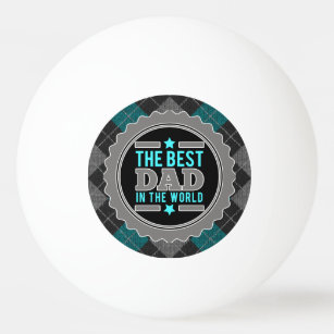 パターン（の模様が）あるな世界のアーガイルの最も最高のなパパ 卓球ボール