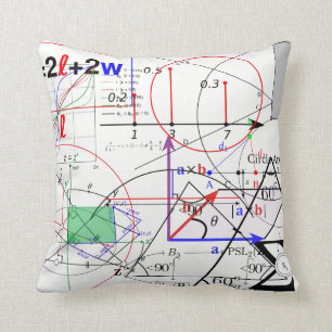 パターン(の模様が)あるな数学の物理学科学の同等化の方式 クッション