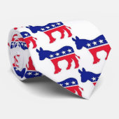 パターン（の模様が）あるな民主党のタイ ネクタイ (ロール)
