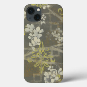 パターン(の模様が)あるな花の枝I iPhone 13ケース