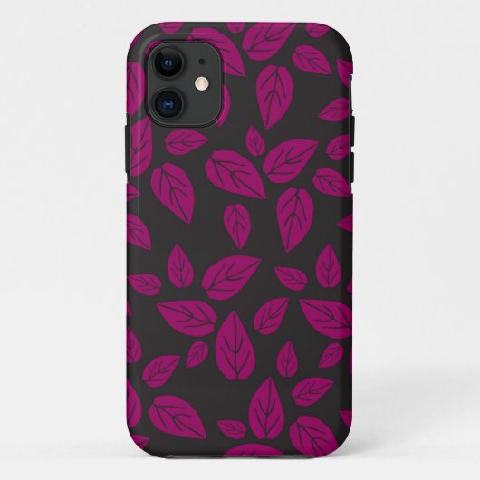 パターン（の模様が）あるな葉 Case-Mate iPhoneケース (裏面)