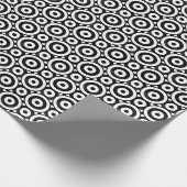 パターン（の模様が）あるな透明なディスク ラッピングペーパー (角)