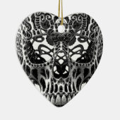 パターン(の模様が)あるなSkull.png セラミックオーナメント (右)