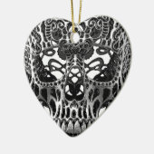 パターン(の模様が)あるなSkull.png セラミックオーナメント (左)