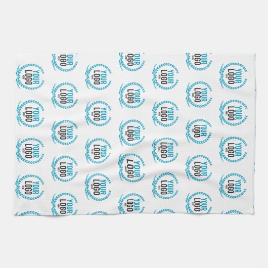 パターン(の模様が)あるをくまなくあなたのカスタムなロゴ|のイメージ キッチンタオル (横)