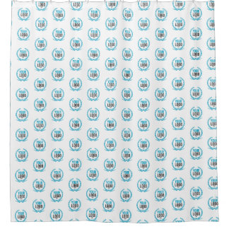 パターン（の模様が）あるをくまなくあなたのカスタムなロゴ|のイメージ シャワーカーテン