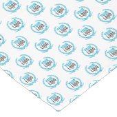 パターン（の模様が）あるをくまなくあなたのカスタムなロゴ|のイメージ ショートテーブルランナー (コーナー)