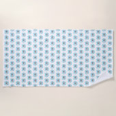 パターン(の模様が)あるをくまなくあなたのカスタムなロゴ|のイメージ ビーチタオル (正面)