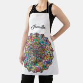 パターン（の模様が）あるカスタム家 エプロン (インサイチュ)