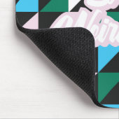 パターン（の模様が）あるカラフル悪風変わりいおもしろい マウスパッド (コーナー)