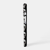 パターン（の模様が）あるスカル iPhone 16ケース (左側面)
