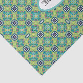 パターン（の模様が）あるティッシュペーパーとサンキュー！メッセージ 薄葉紙 (詳細)