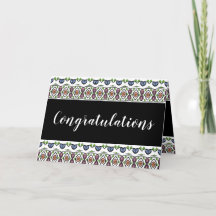 パターン（の模様が）あるデザインオンブラック