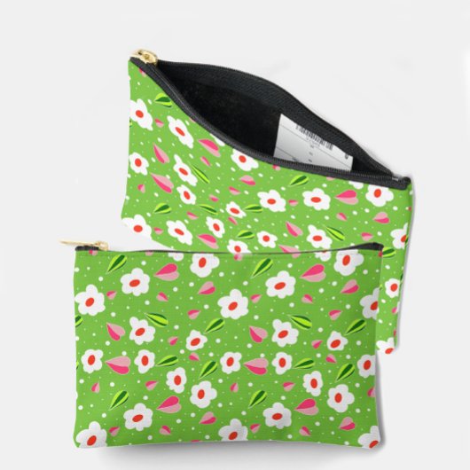 パターン（の模様が）あるフローラ アクセサリーポーチ