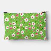 パターン（の模様が）あるフローラ アクセサリーポーチ (裏面)